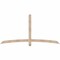 Ekena Millwork Bellingham Smooth Timber Gable Bracket, Douglas Fir, 84"W x 42"H x 3 1/2"D x 3 1/2"F, 12/12 Pitch GBW084X42X0404BEL00SDF - alternate 1